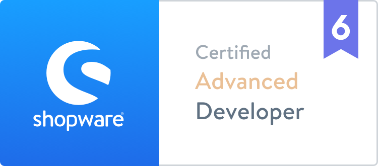 Shopware 6 Certified Advanced Developer
