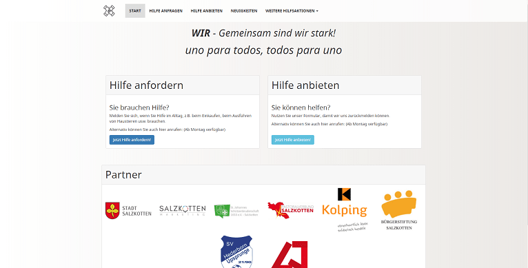 Website: Wir für Salzkotten